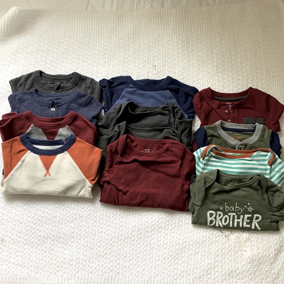 Cat & Jack Other - Cat & Jack long sleeve onesie bundle